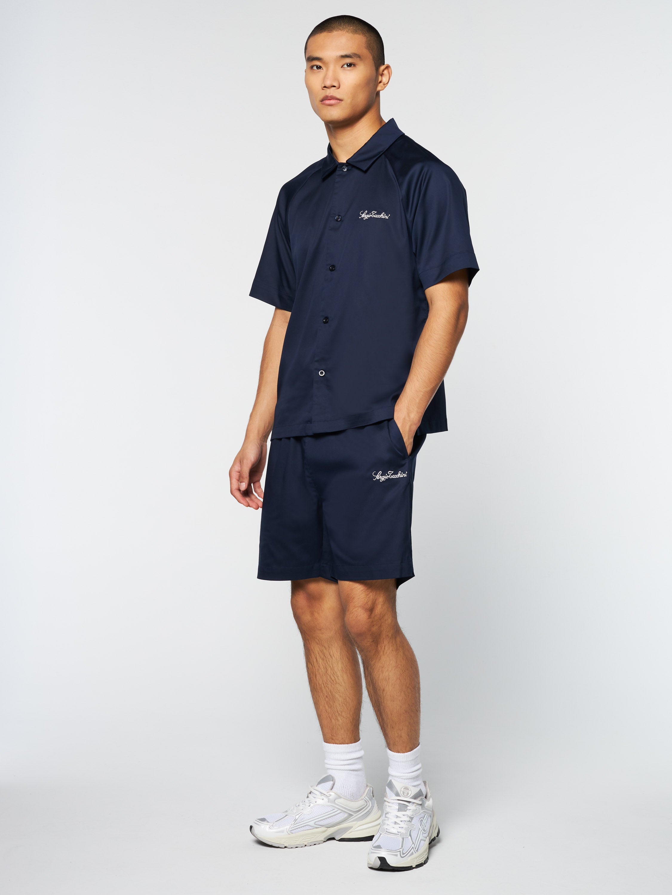 Giorgio Lounge Shirt- Maritime Blue – Sergio Tacchini Europe