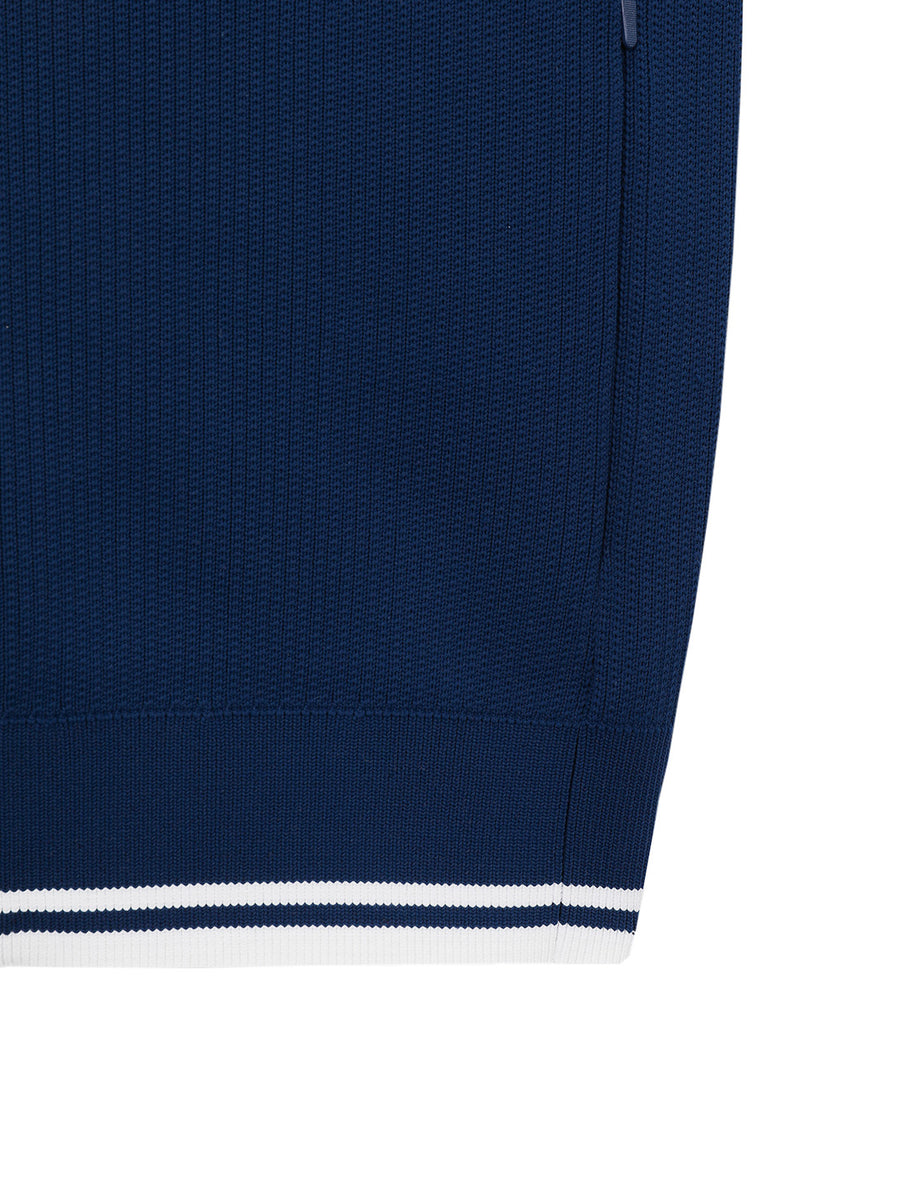 Women's Tech Knit Zip-Up Cardigan- Navy