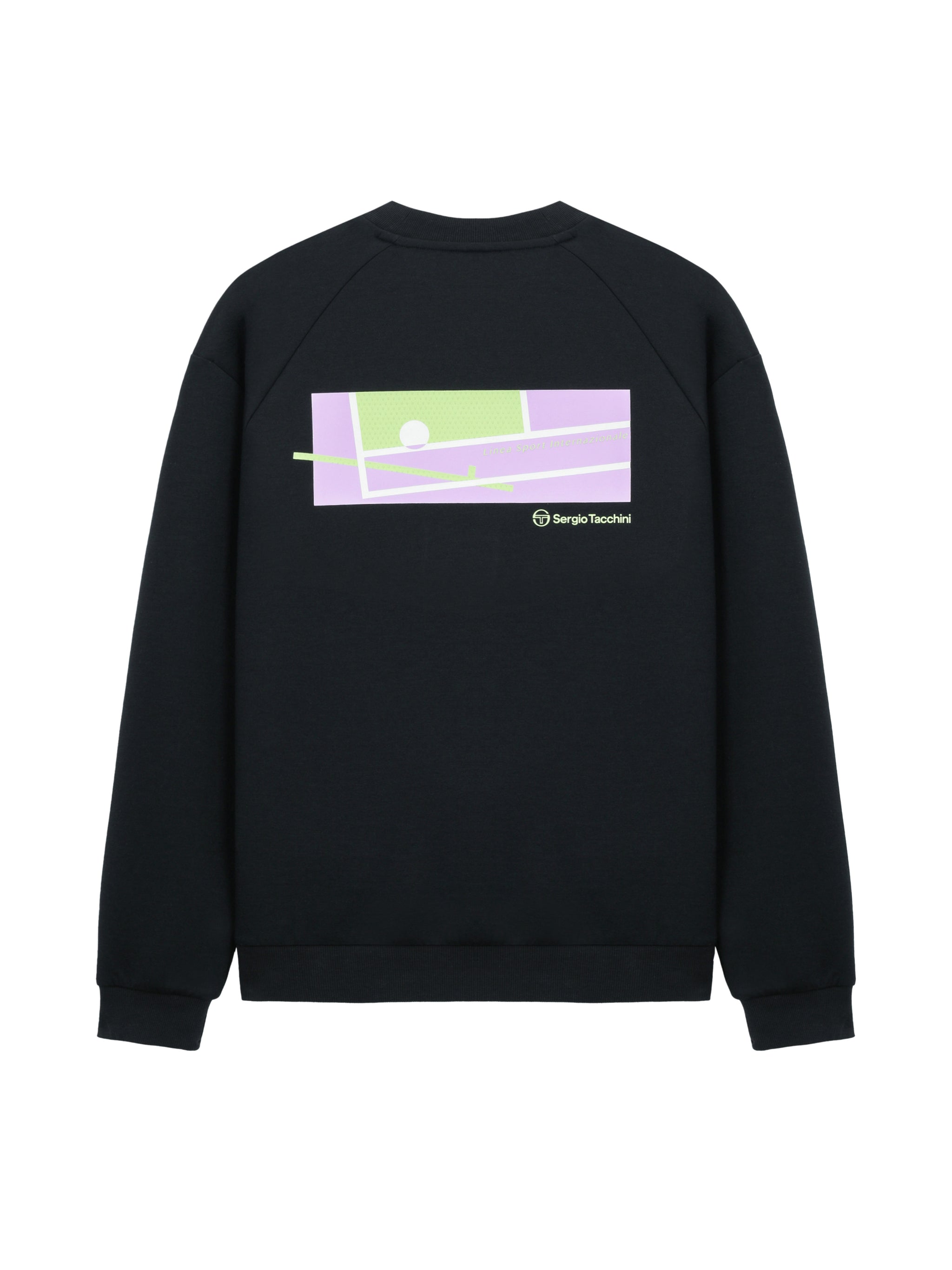 Sergio Tacchini】U Goat Air Cushion Half-Zip Sweatshirt