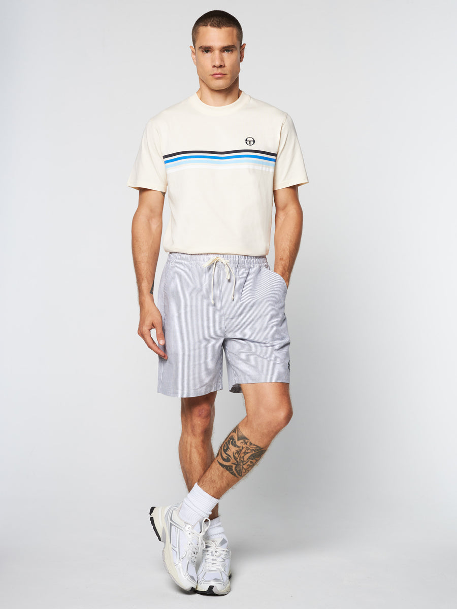 Cosimo Oxford Shorts- Maritime Blue