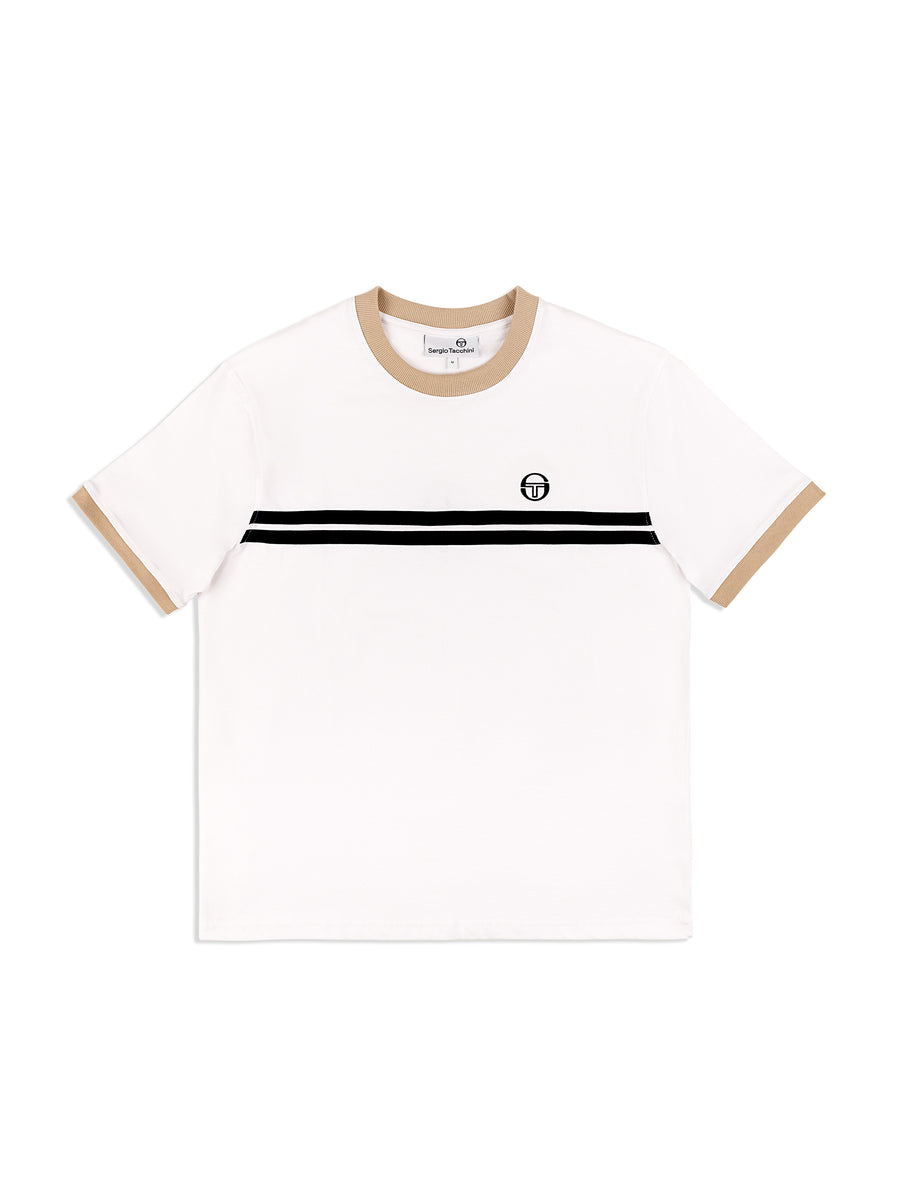 Supermac T-Shirt- White/ Humus