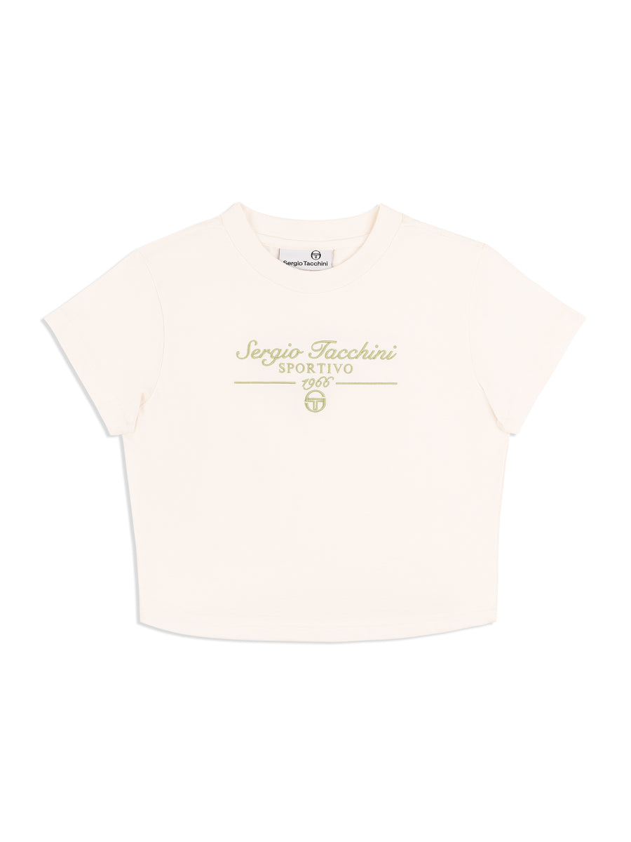 Nicola Graphic T-Shirt- Gardenia