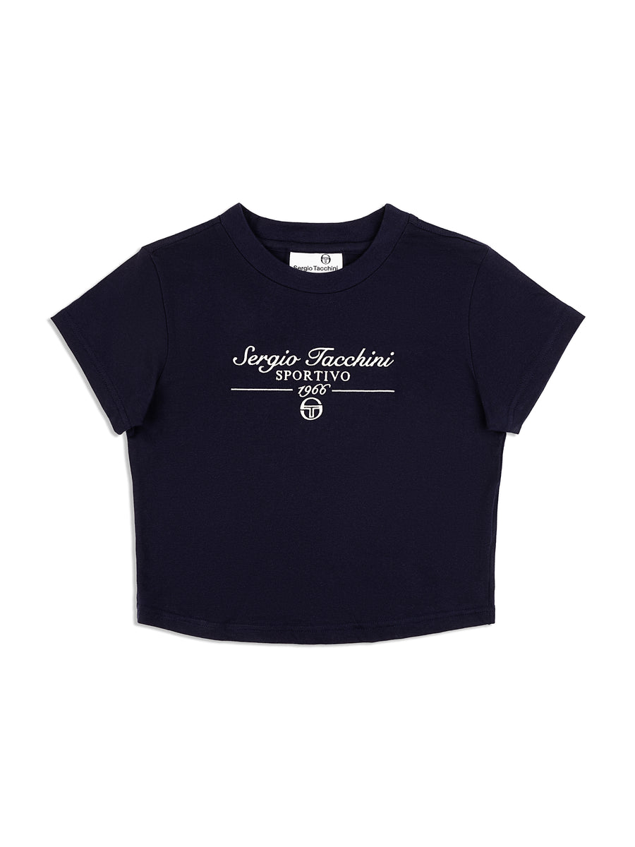 Nicola Graphic T-Shirt- Maritime Blue
