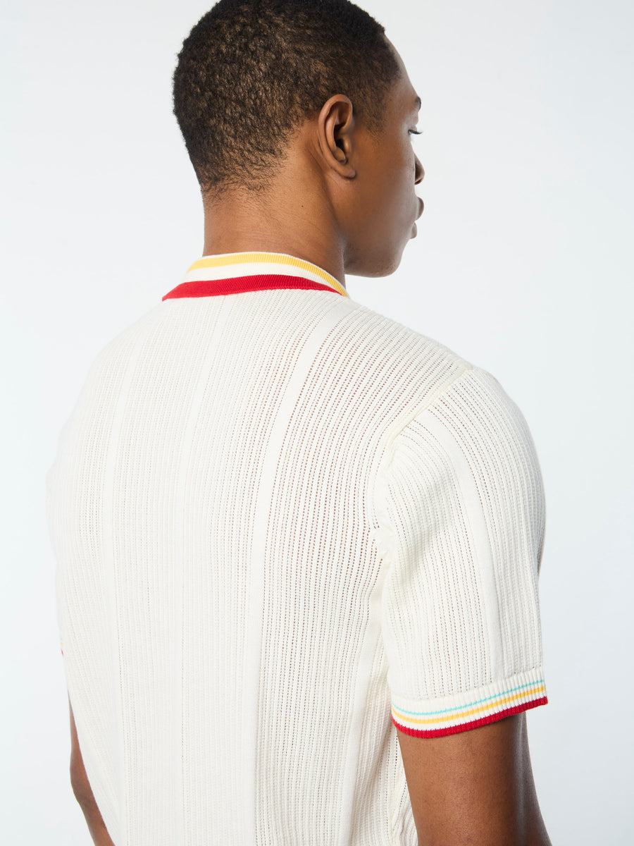 Slice Polo- Gardenia/ Gold