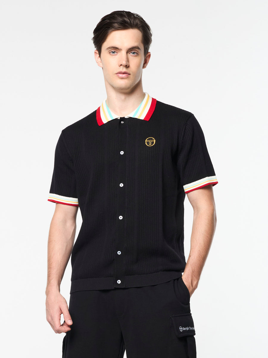 Slice Polo- Black/ Black