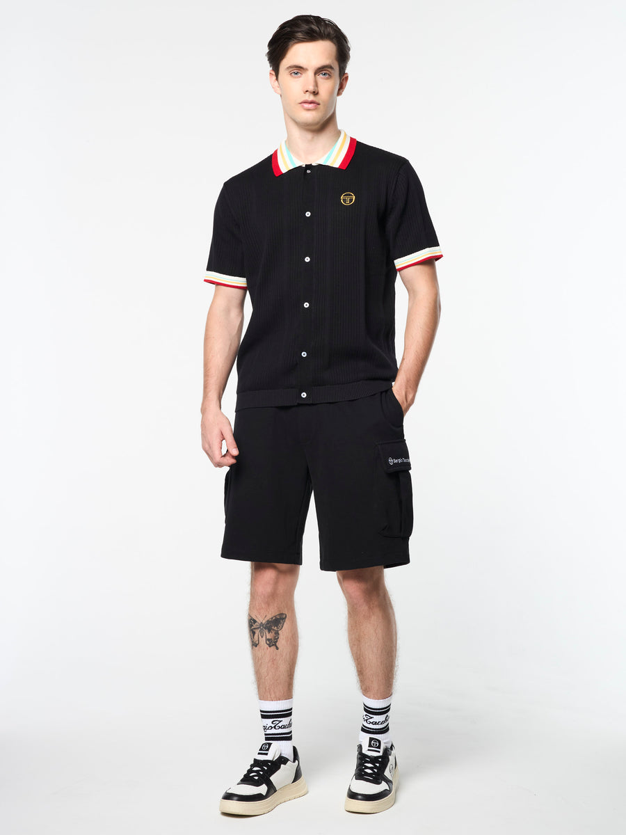 Slice Polo- Black/ Black