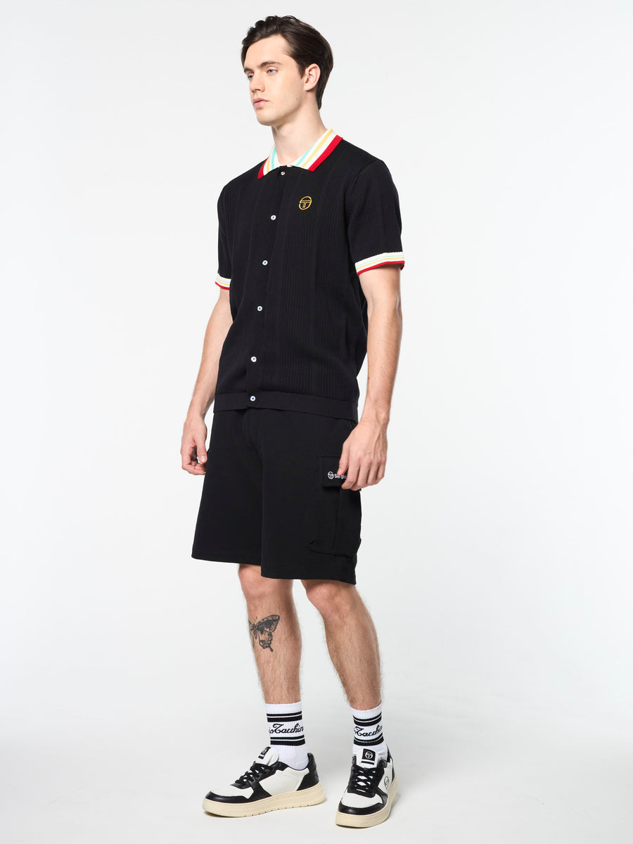 Slice Polo- Black/ Black