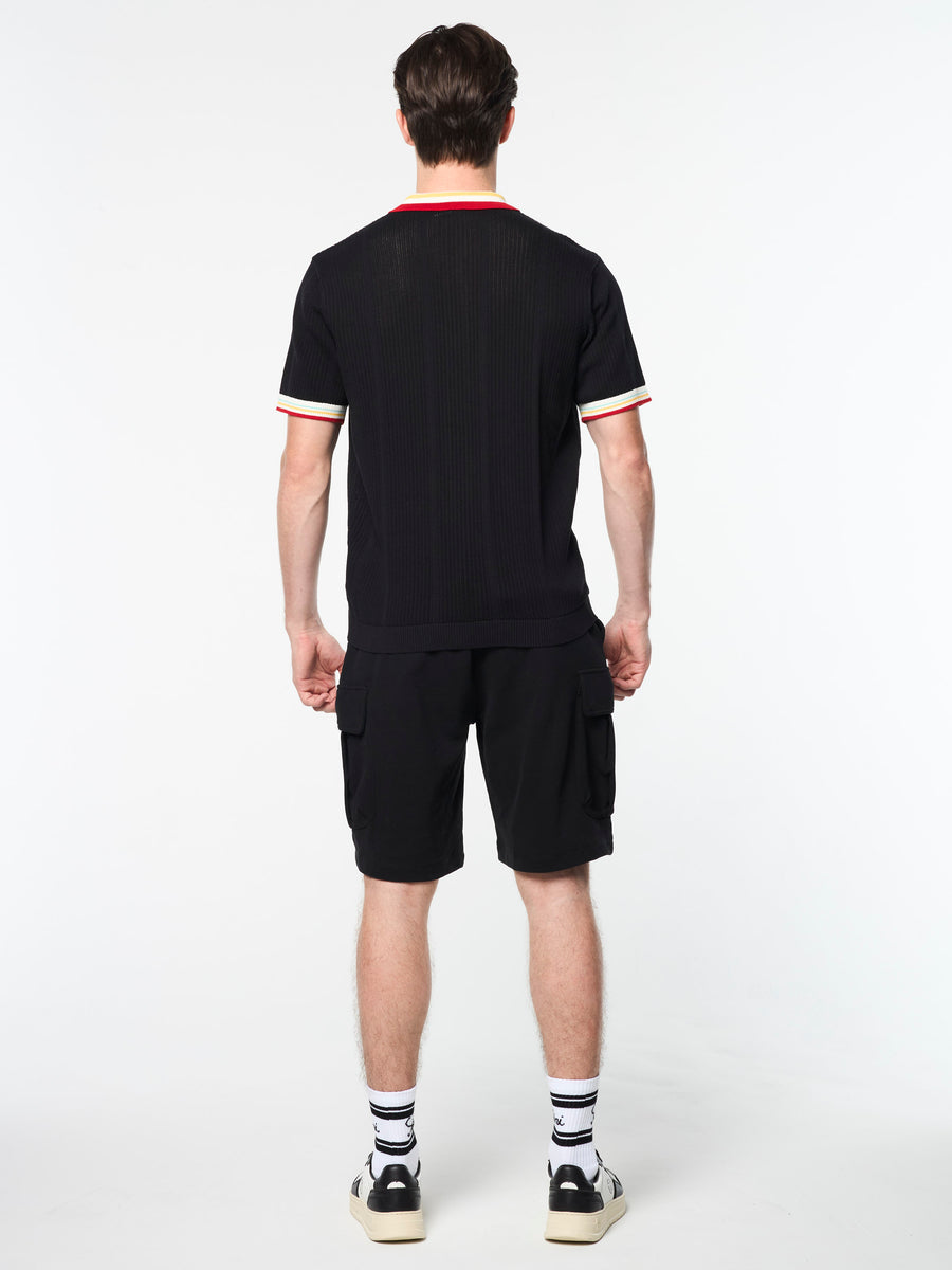 Slice Polo- Black/ Black