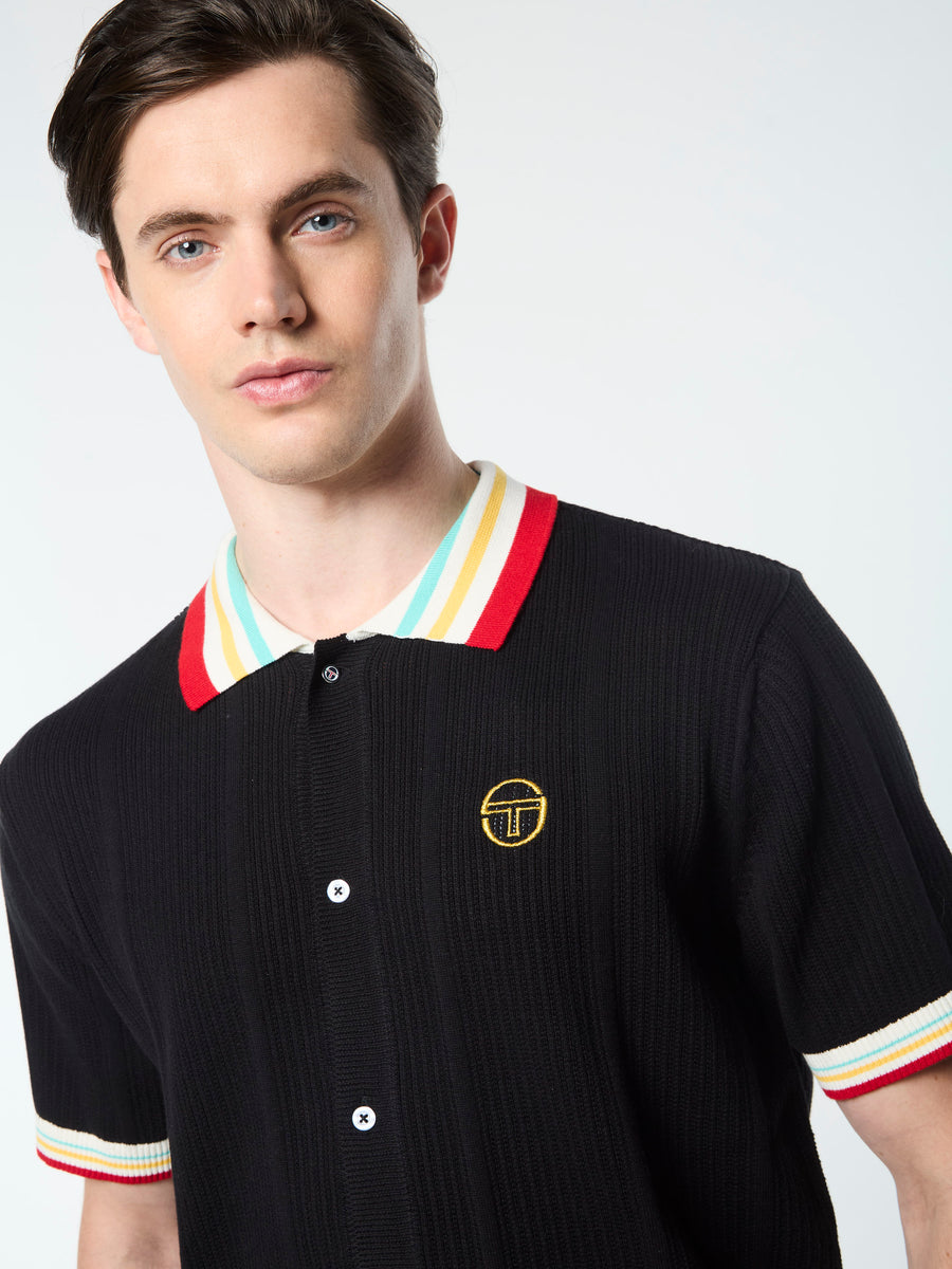 Slice Polo- Black/ Black