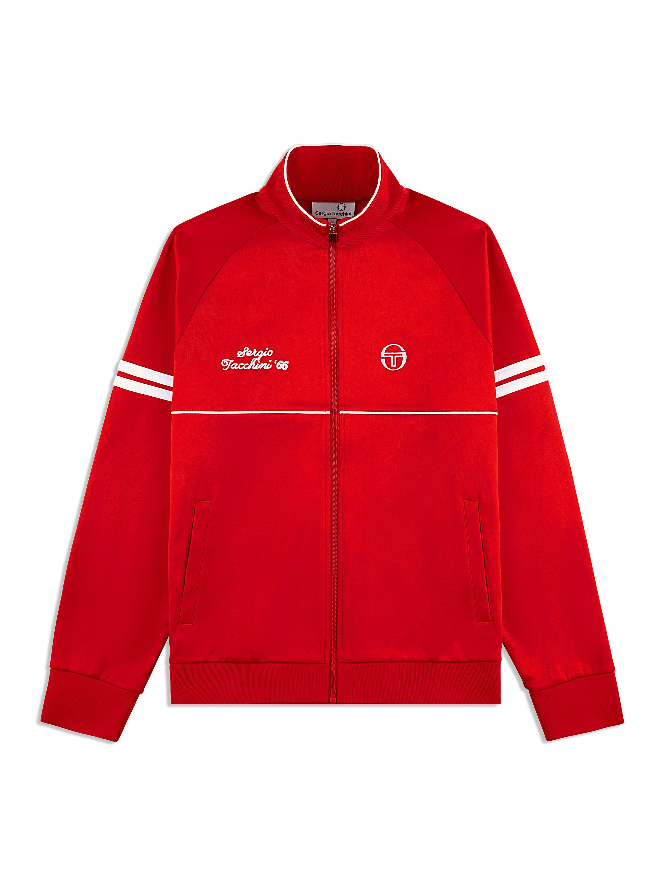 Orion Davis Track Jacket- Adrenaline Rush/ White – Sergio Tacchini