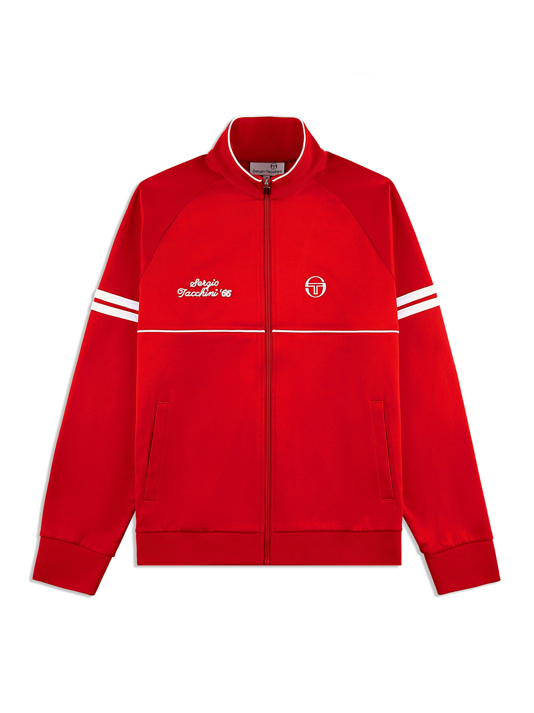 Orion Davis Track Jacket- Adrenaline Rush/ White – Sergio Tacchini