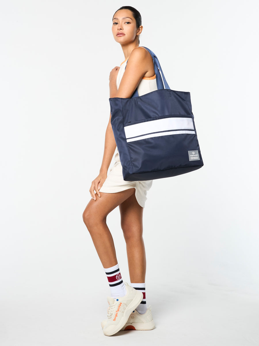 Tennis Tote- Maritime Blue