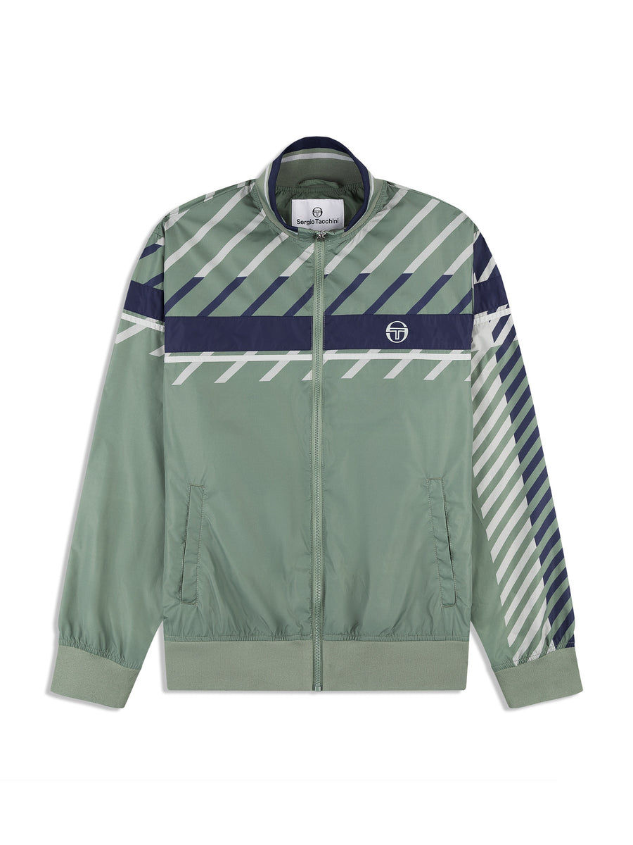 Quadretto Track Jacket- Duck Green