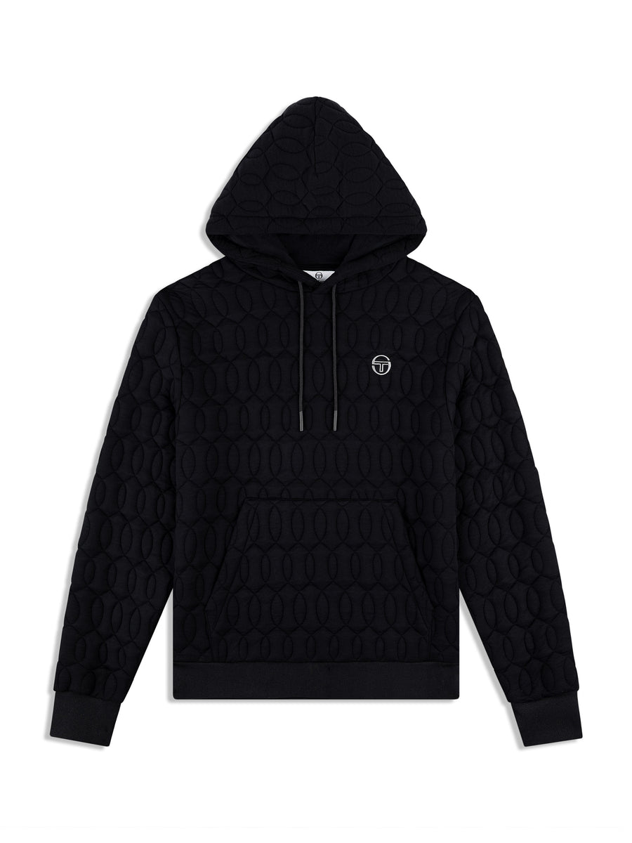 Aversa Quilted Hoodie- Black Beauty