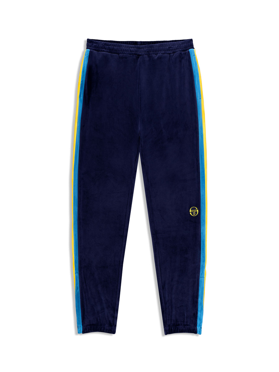 Banda Velour Track Pant- Maritime Blue