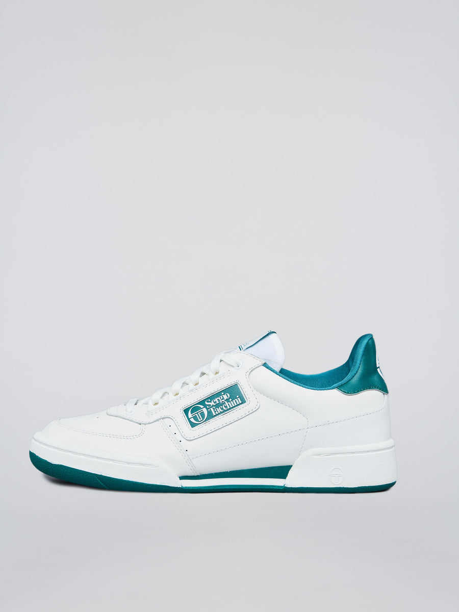 NEW YOUNG LINE SNEAKER WOMEN - WHITE/FOREST GREEN