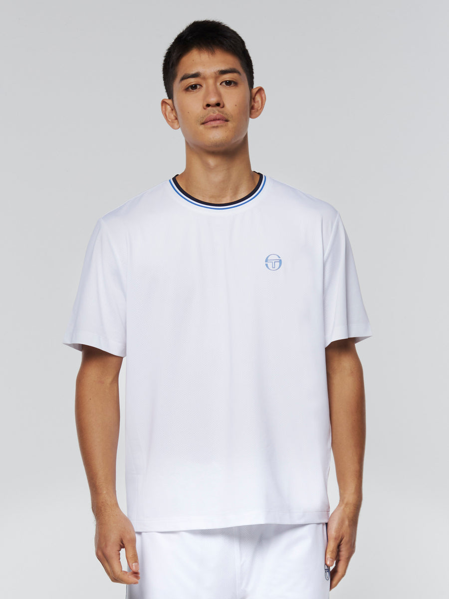 Air T-Shirt- White/ Maritime Blue