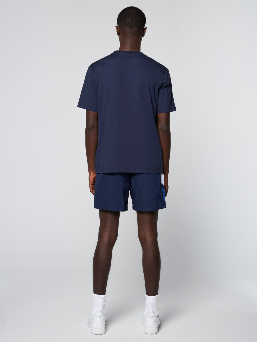 Ortica Tennis T-Shirt- Maritime Blue