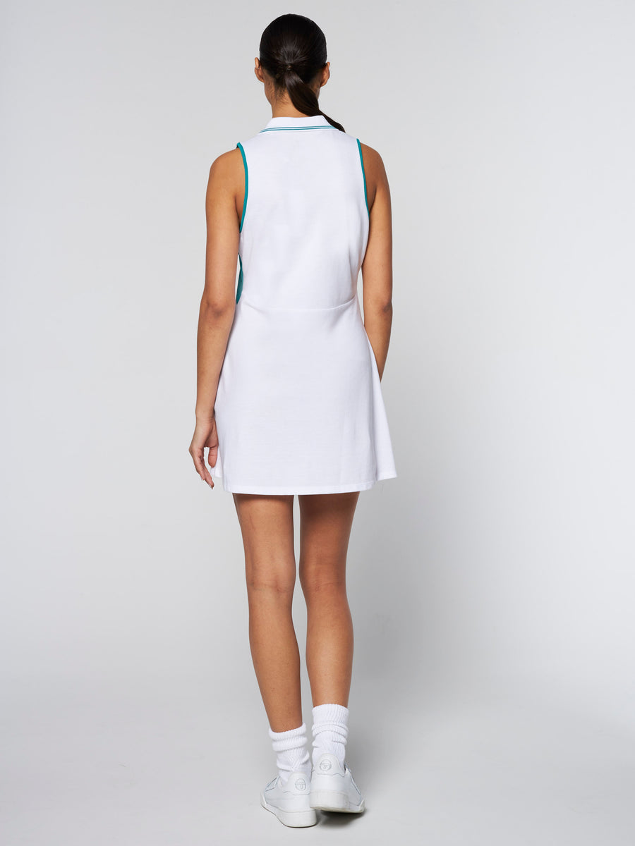 Women's Vigentino Tennis Dress- White