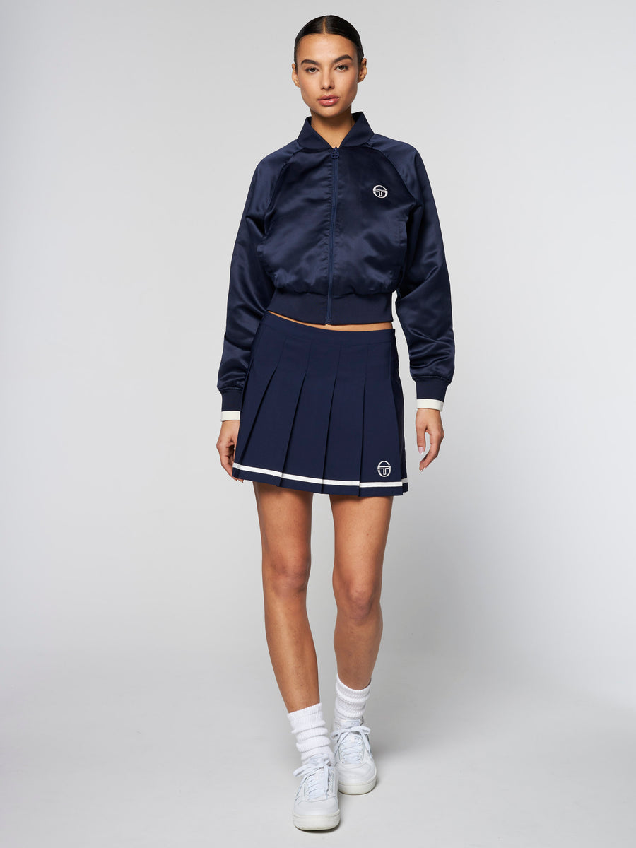 Kalkman Tennis Skirt- Maritime Blue
